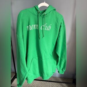 NWOT Slyfox Threads Vibrant Green Women’s Mom Club Hoodie